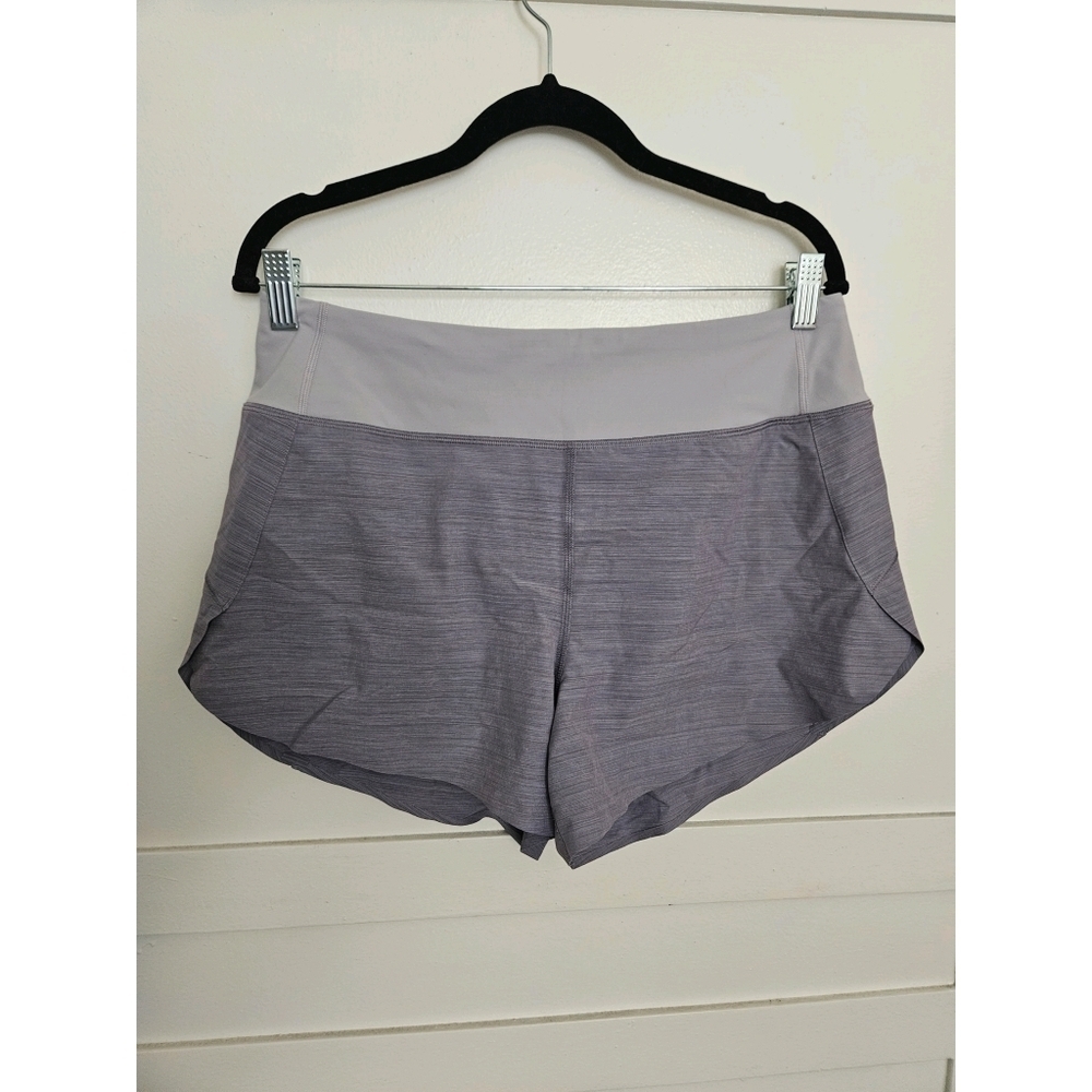 ATHLETA RUN WITH IT TEXTURED 3.5" LINED RUNNING SHORTS